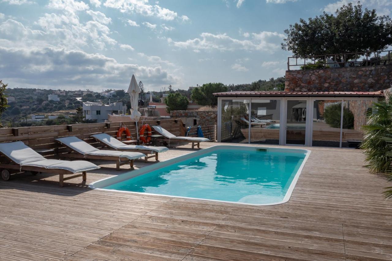 Amina Villa Agios Nikolaos Esterno foto