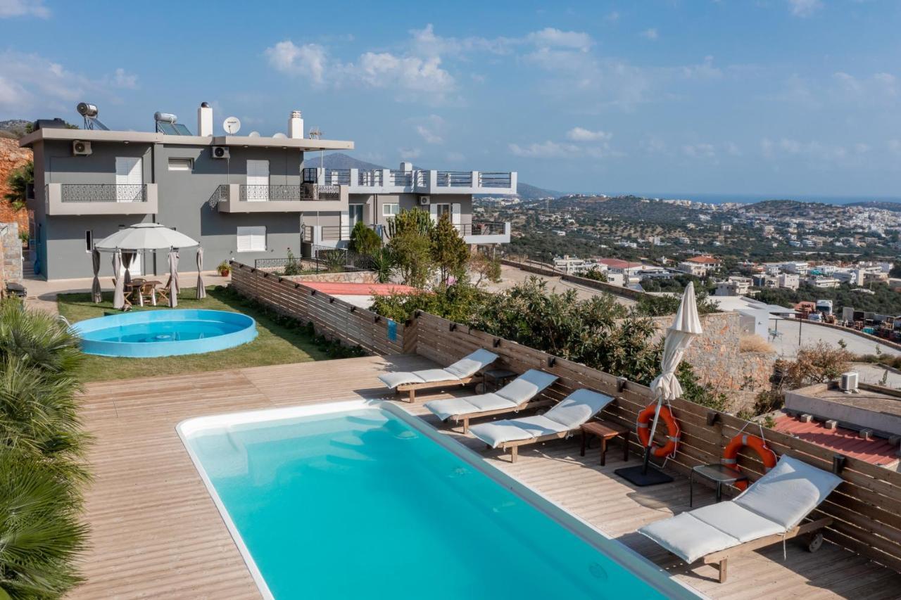 Amina Villa Agios Nikolaos Esterno foto